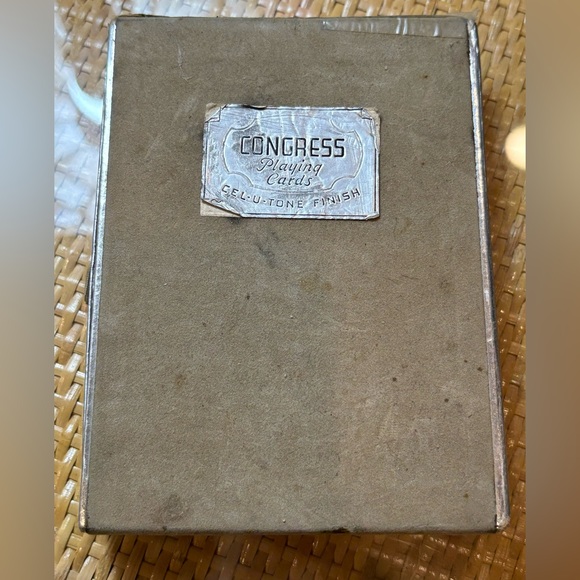 Vintage Congress dog hound playing cards set of 2 full decks! - Picture 2 of 8